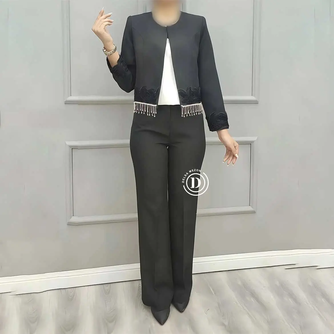 کراپ و شلوار زنجیری مرسانا 5004