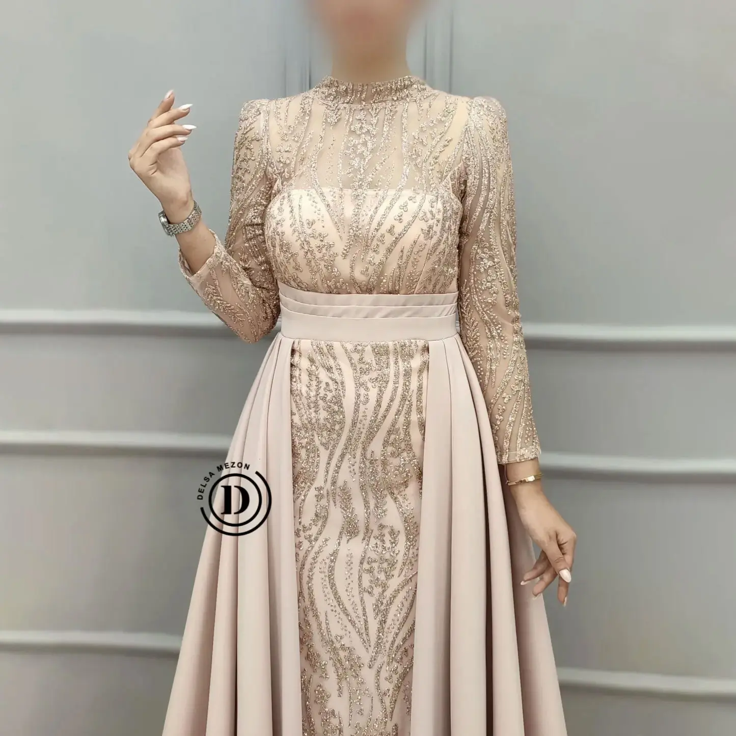 پیراهن بلند یگانه 7028