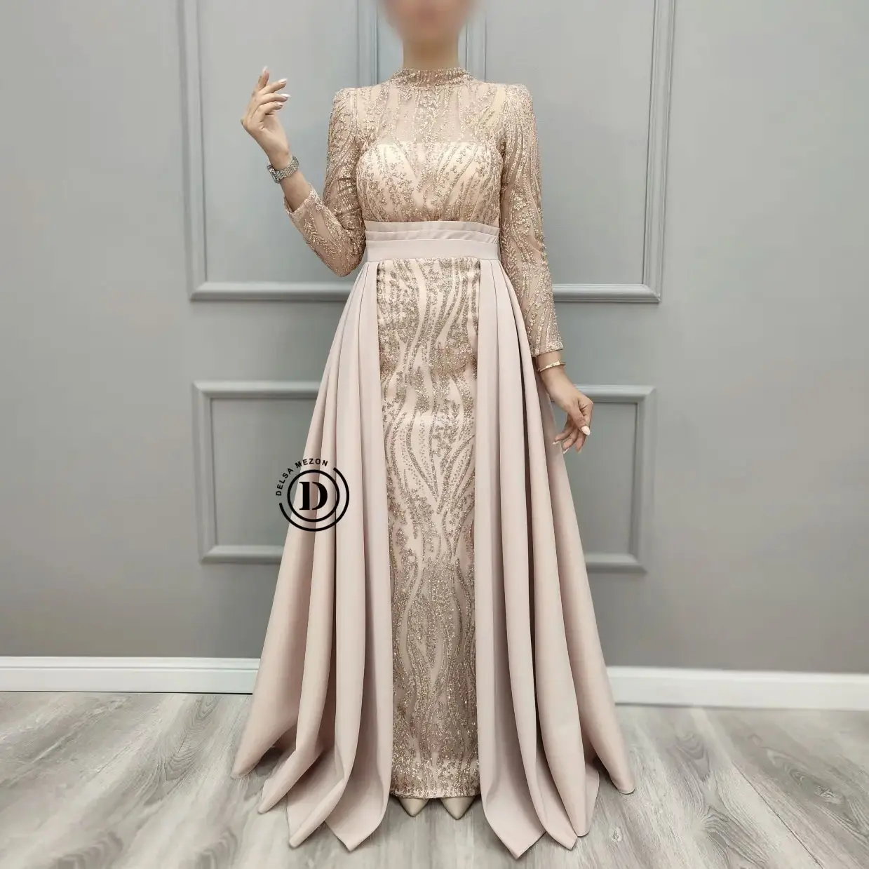 پیراهن بلند یگانه 7028