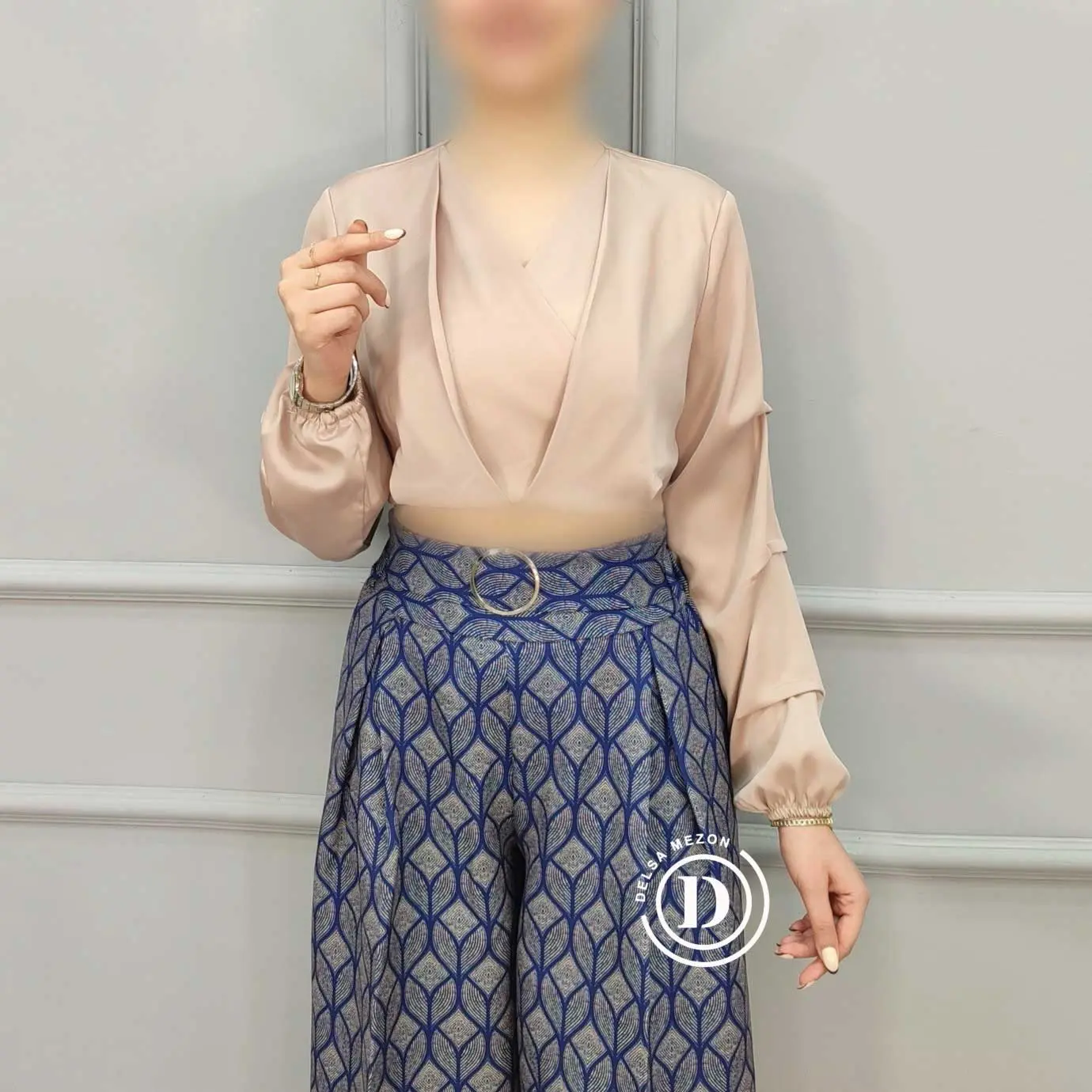 شومیز ساتن گیسو 383