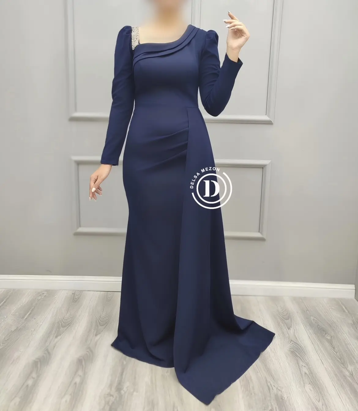 پیراهن بلند عطرین ۷۰۳۵