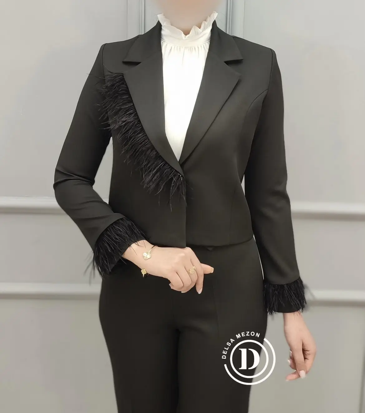 کراپ شلوار پردار جانان ۵۶۴