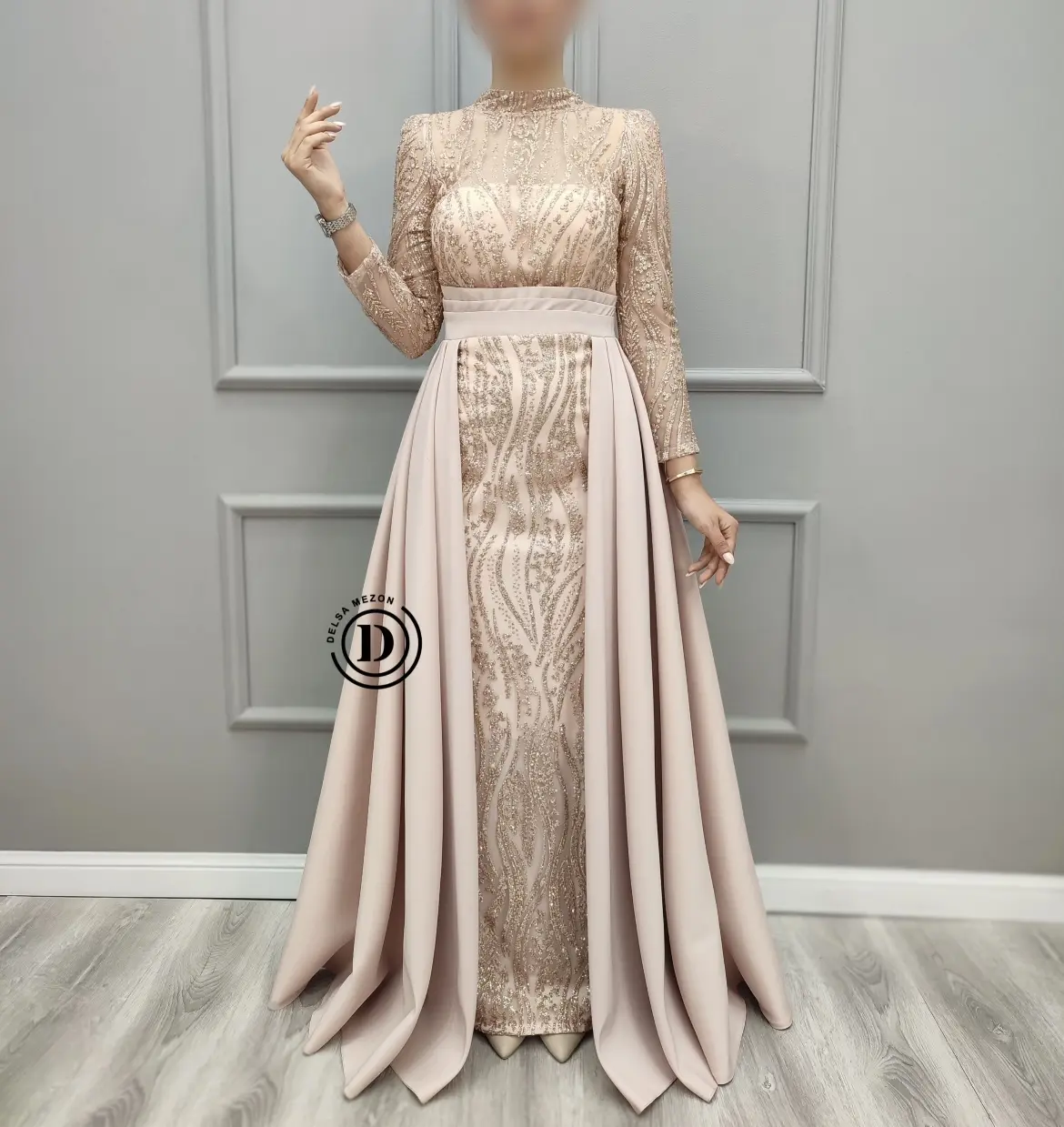 پیراهن بلند یگانه 7028