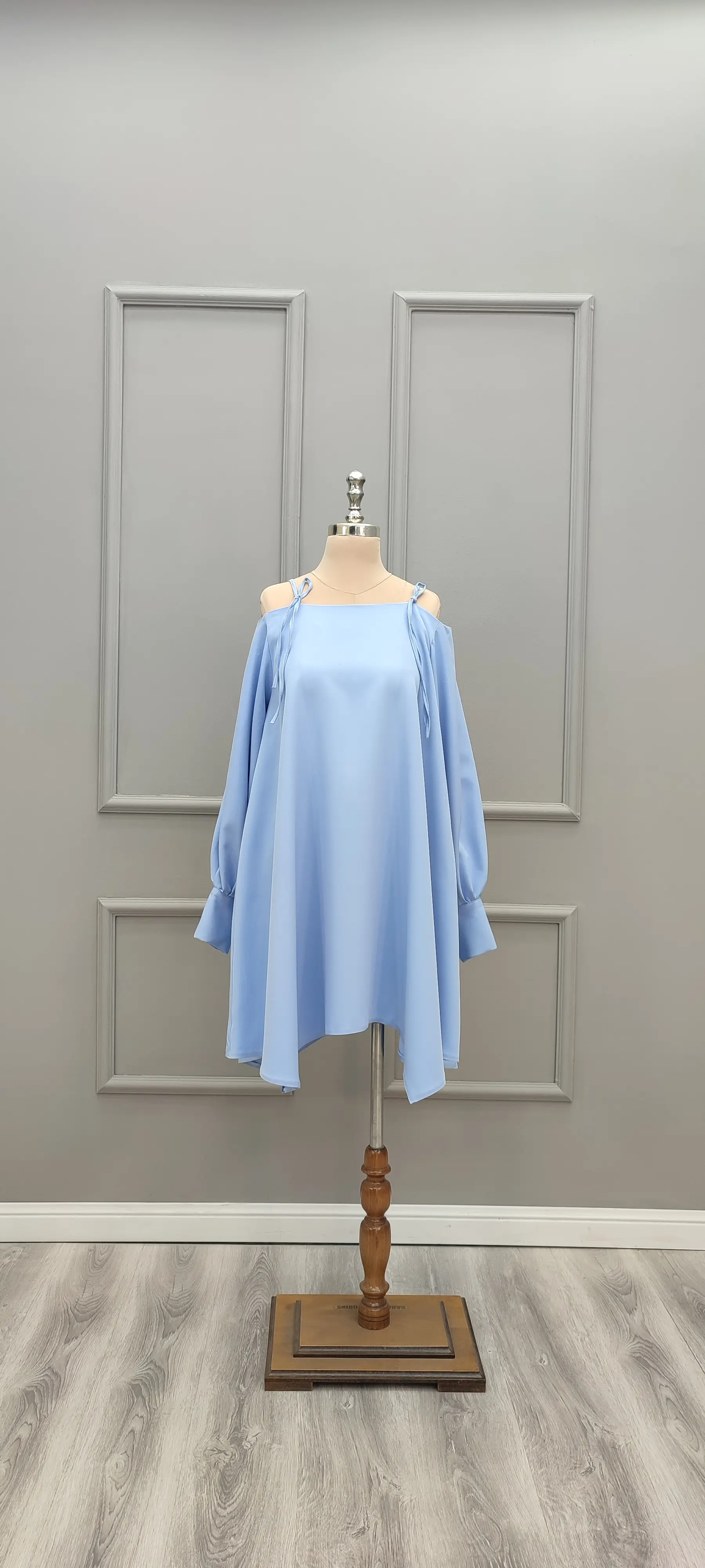 پیراهن کوتاه سرشونه بندی 201