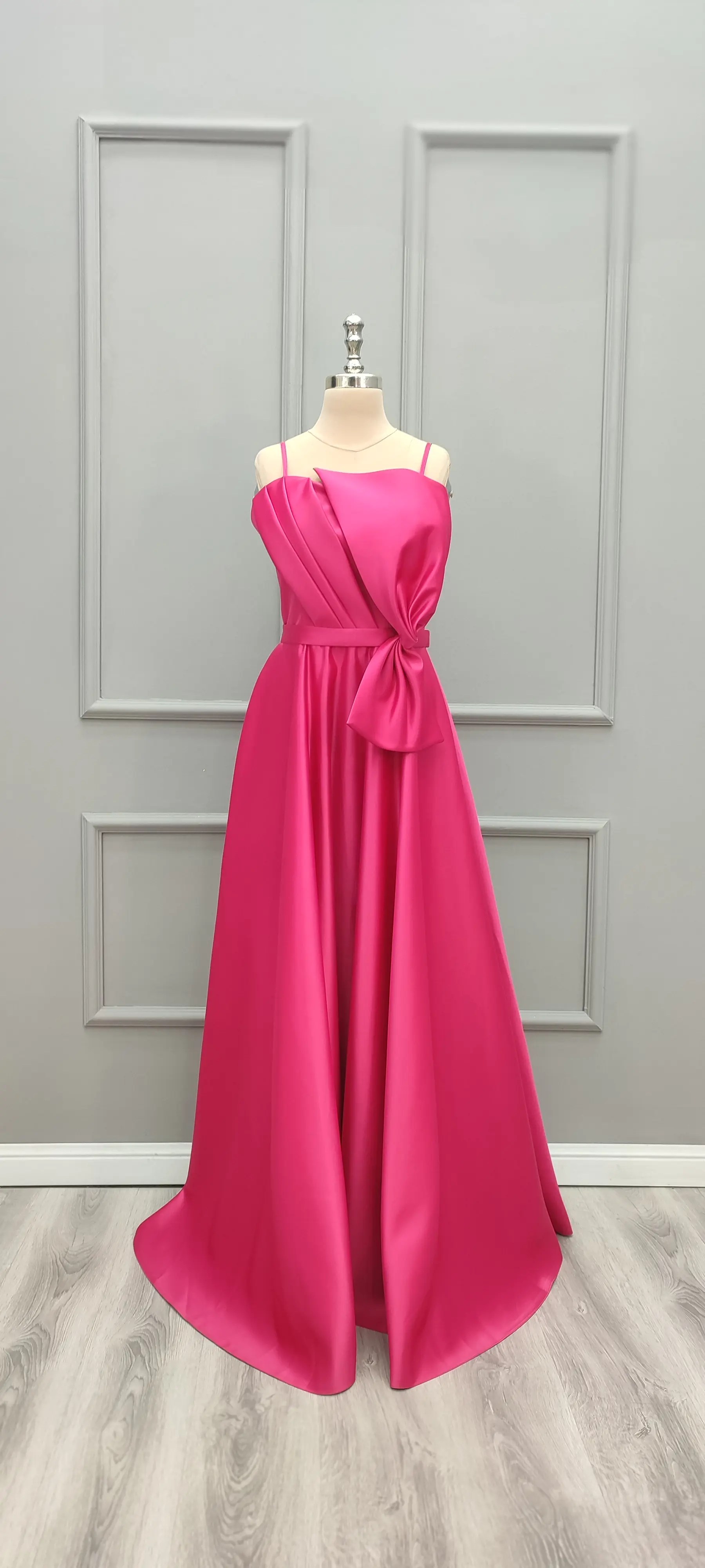 پیراهن بلند پاپیونی نگار 7029