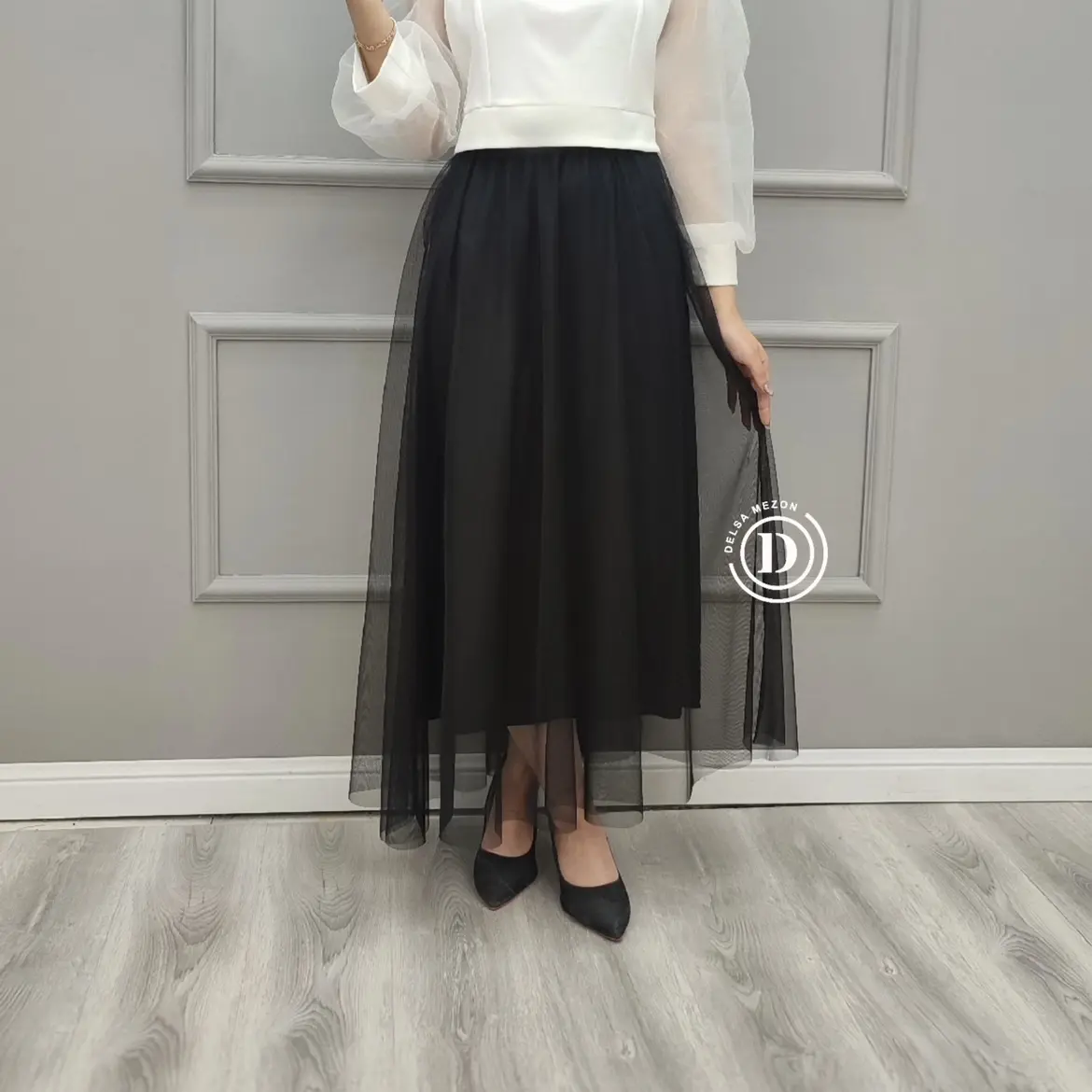 دامن کلوش رز 623