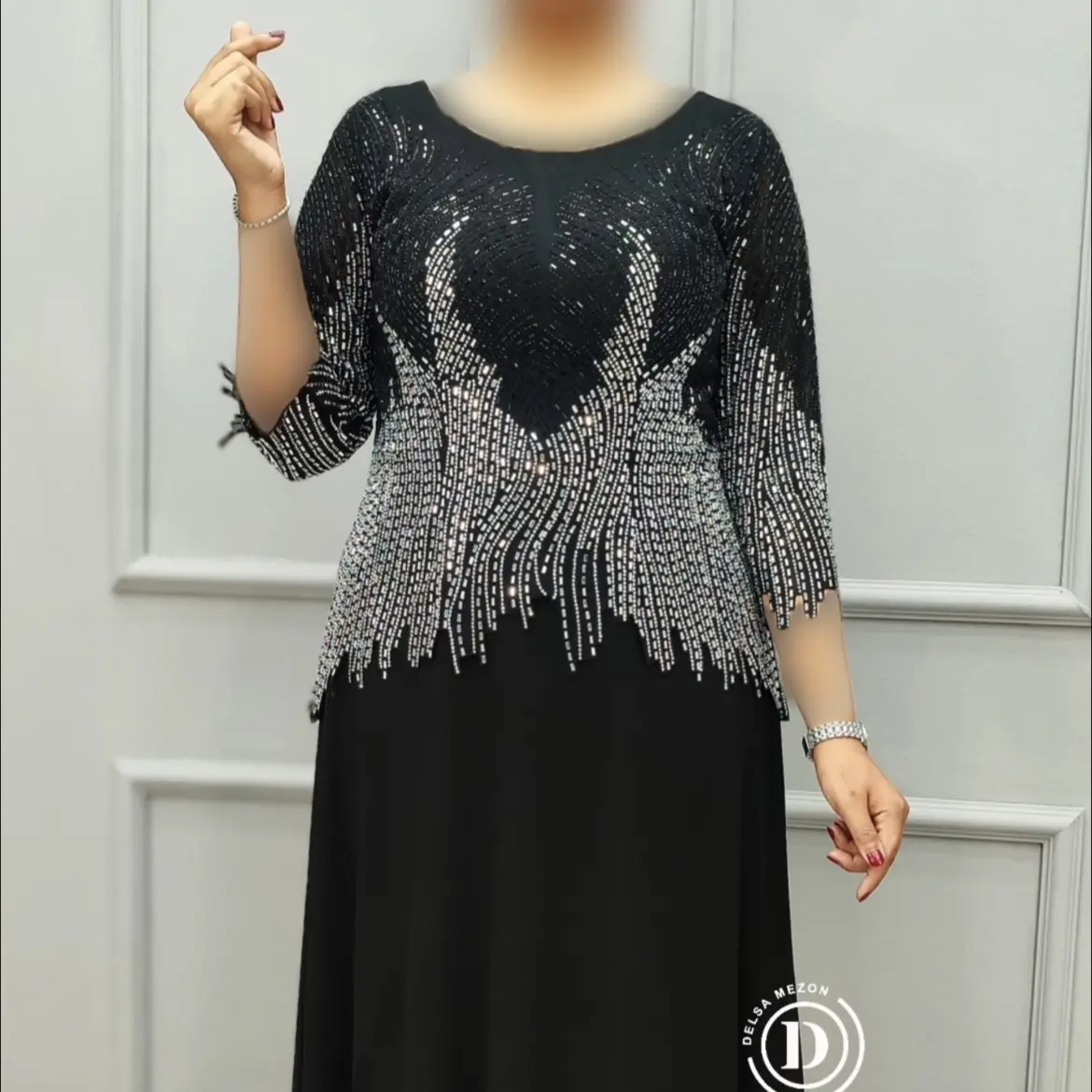 پیراهن بلند آناهیتا 7095
