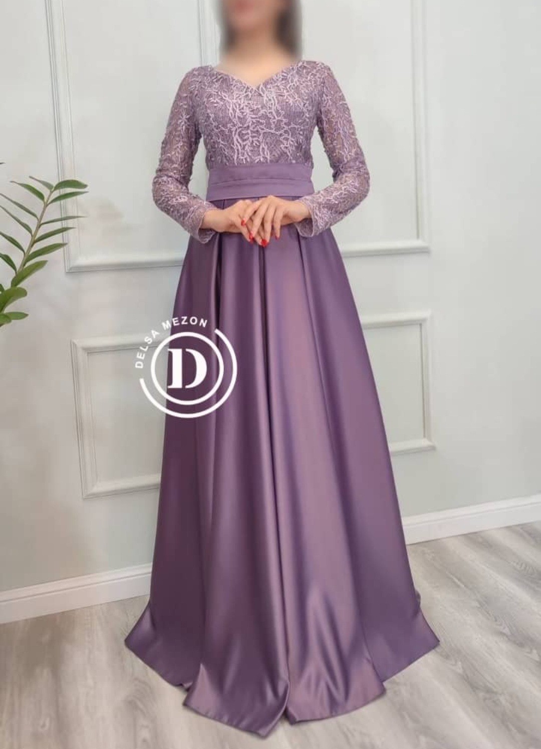 پیراهن بلند یاس گیپور 752