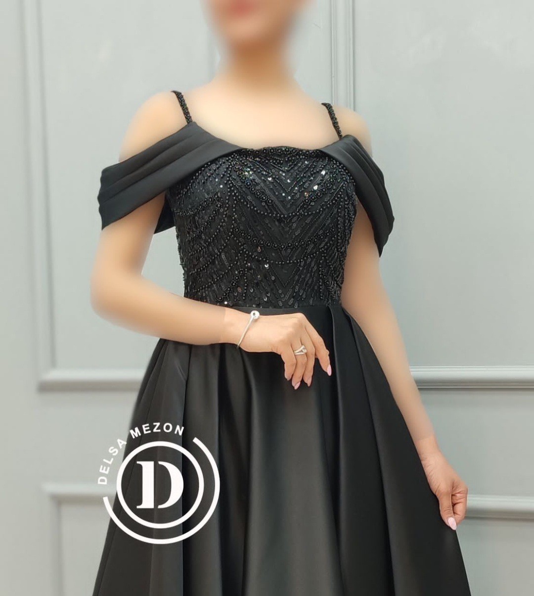 پیراهن بلند ساتن رویا 784