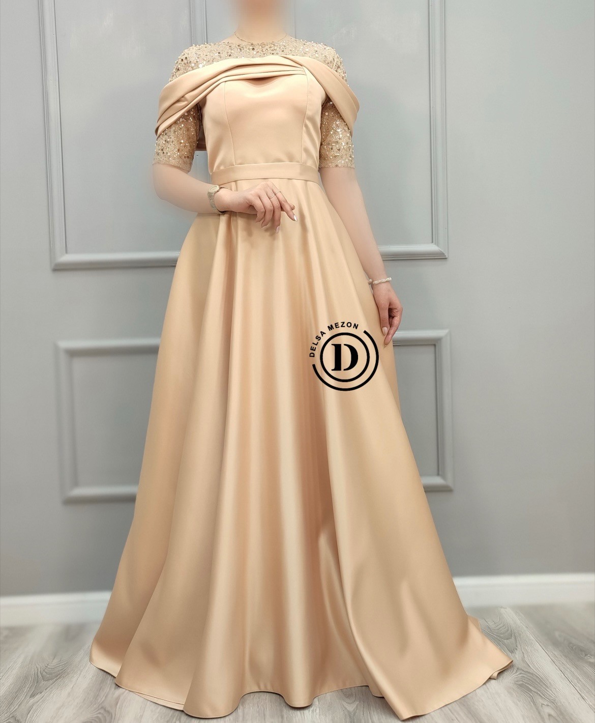 پیراهن بلند ملکه 7015