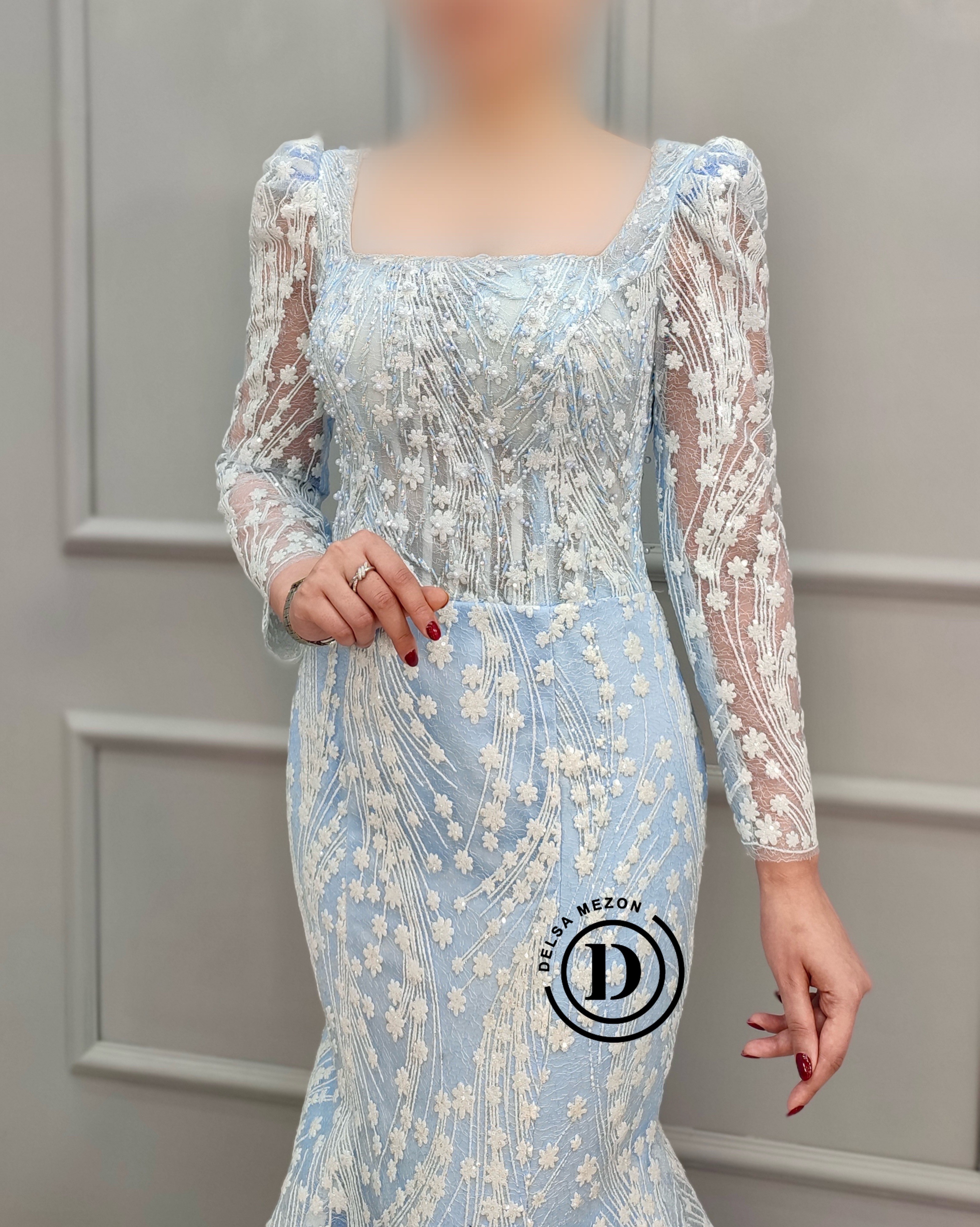 پیراهن بلند VIP کد 7017