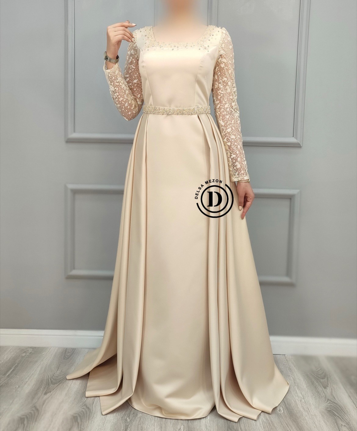 پیراهن بلند حنا 7018