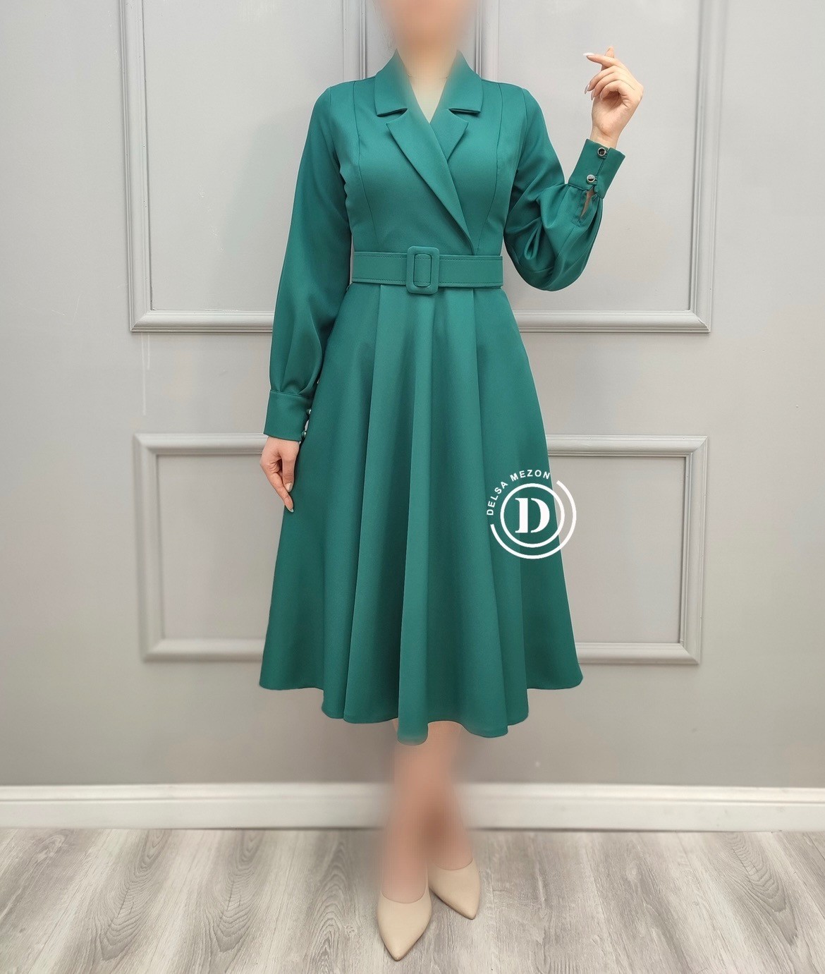 پیراهن کوتاه انگلیسی پیله دار 256