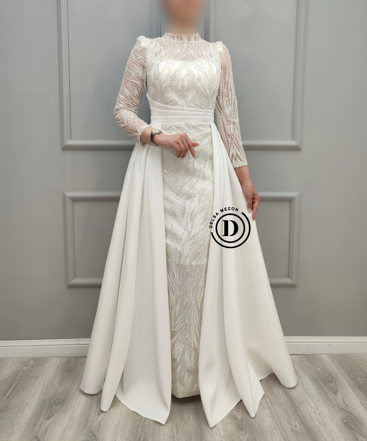 پیراهن بلند یگانه 7028