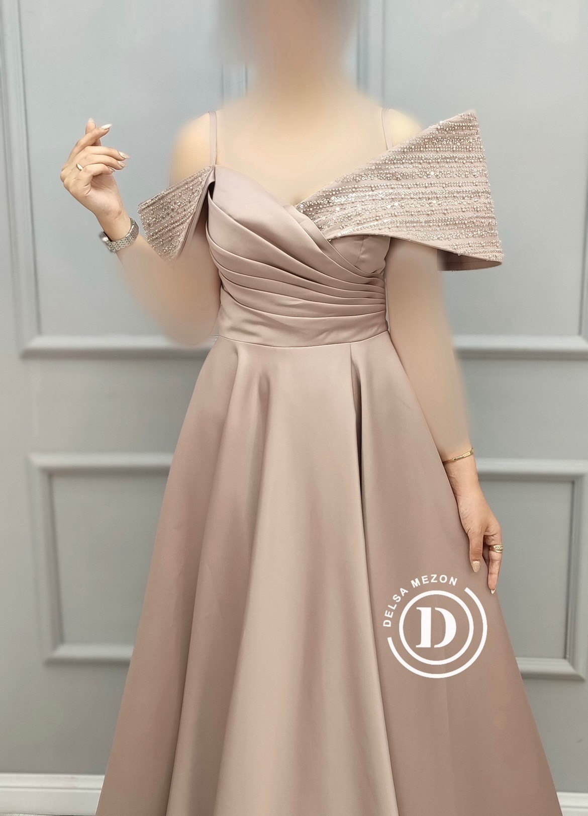 پیراهن بلند مژده 7031